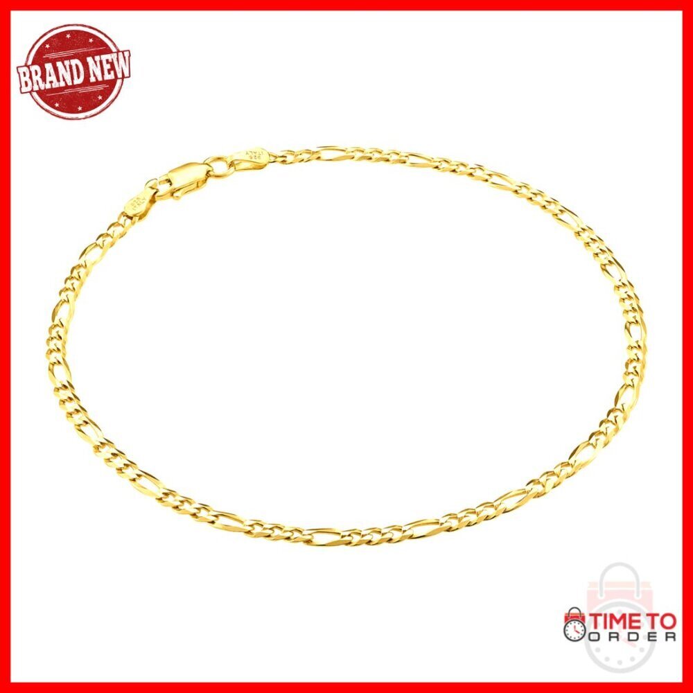 Sterling Silver Anklets, Waterproof Tarnish Resistant, 9-11 Inch Lengths